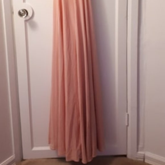 Pink Flowy Maxi Dress - Picture 6 of 6